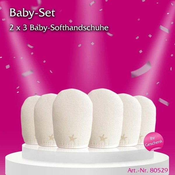Cleafin Baby-Set Softhandschuhe
